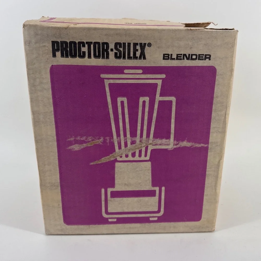 Proctor-Silex Blender Mary Proctor B107W White 5 Speed Vintage New in Open Box